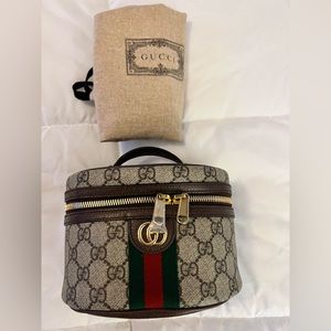 Gucci Cosmetic Case Round Bag